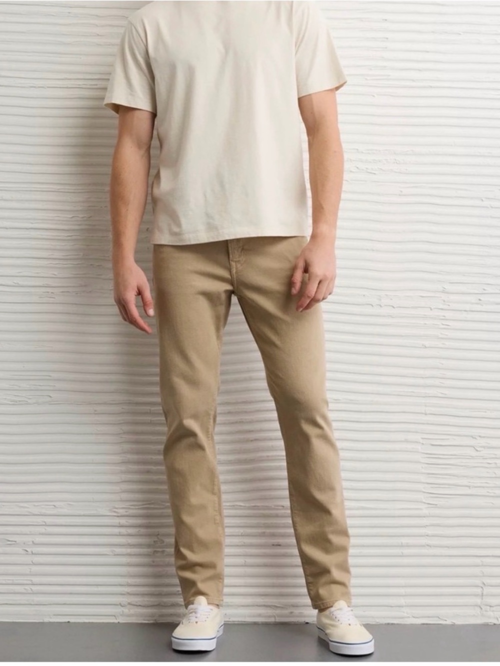 American Eagle 🦅 EasyFlex Straight Jeans - Khaki